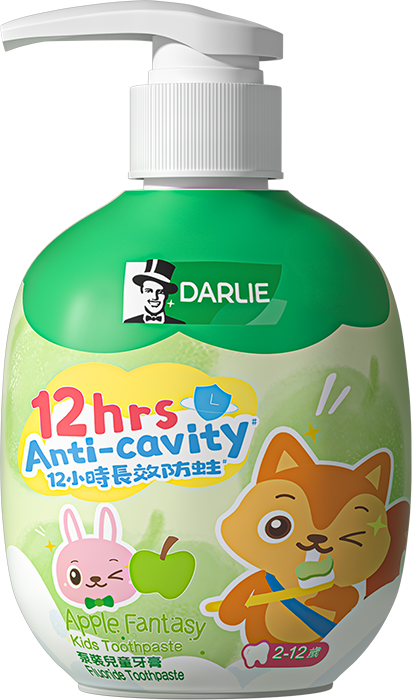 Darlie 2-12 Age Kids Pump Toothpaste - Apple Fantasy
