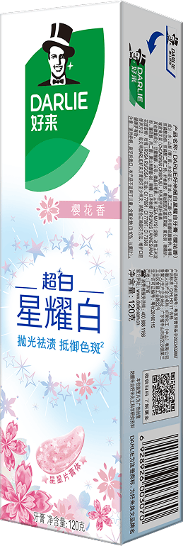 Darlie All Shiny White Starshine Toothpaste - Sakura