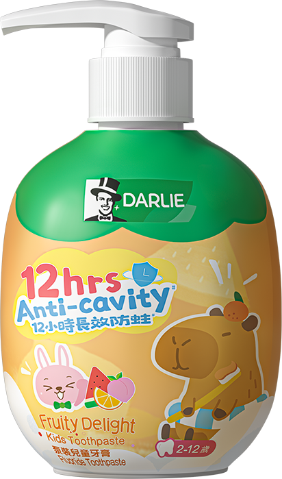 Darlie 好來泵裝兒童牙膏 (2-12歲) (混合水果味）