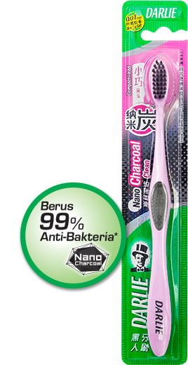 Berus Gigi Darlie Charcoal Clean (Kepala Padat)
