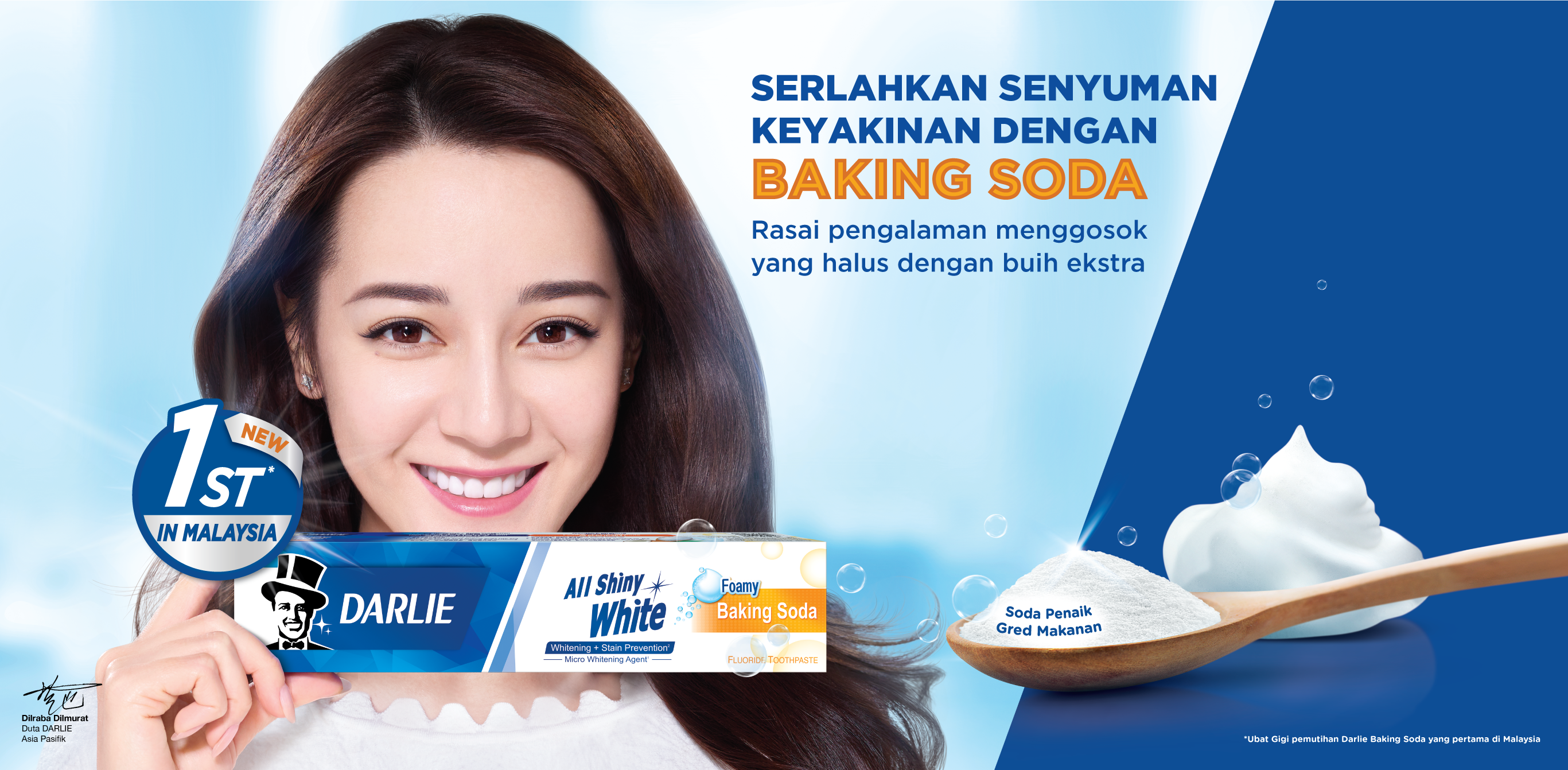 Ubat Gigi Darlie All Shiny White Baking Soda Senyuman Menawan