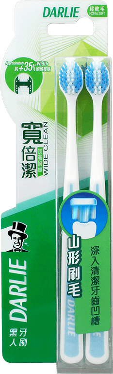 黑人寬倍潔牙刷