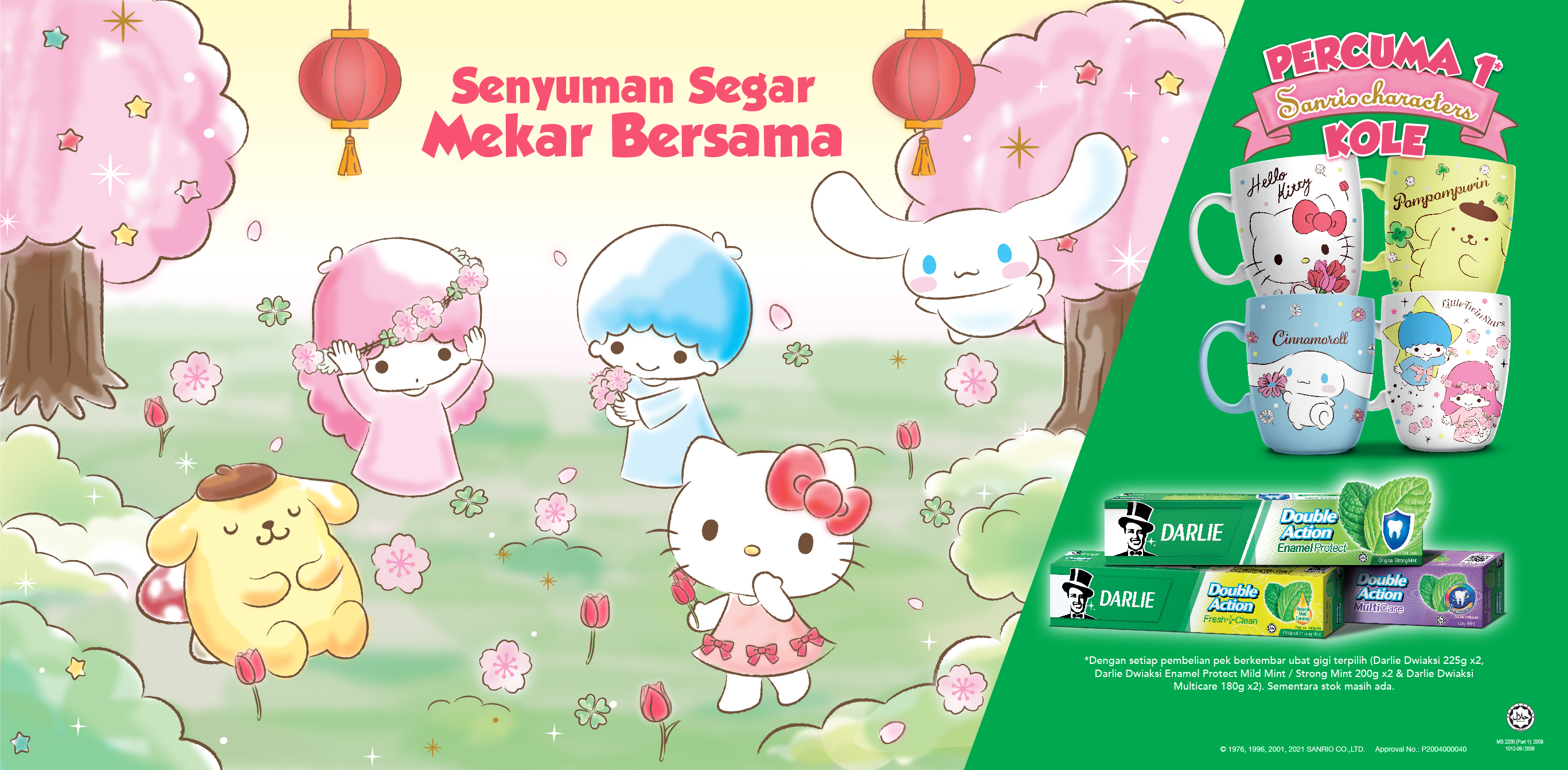 Darlie Double Action X Sanrio