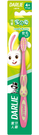 Darlie Lovely Bunny Toothbrush (Age 4 - 10)